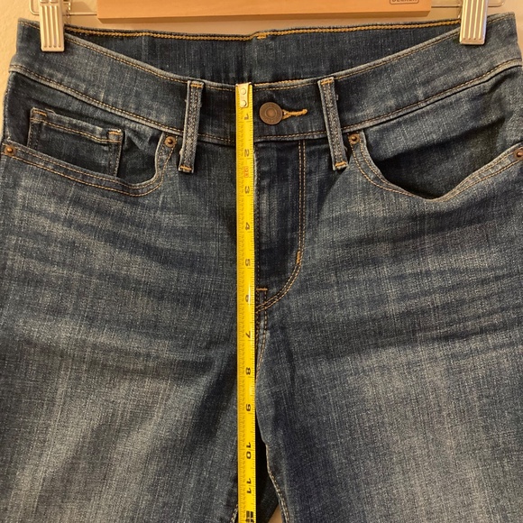 LEVI'S Bermuda Shorts Dark Wash Size 27 - Picture 9 of 14